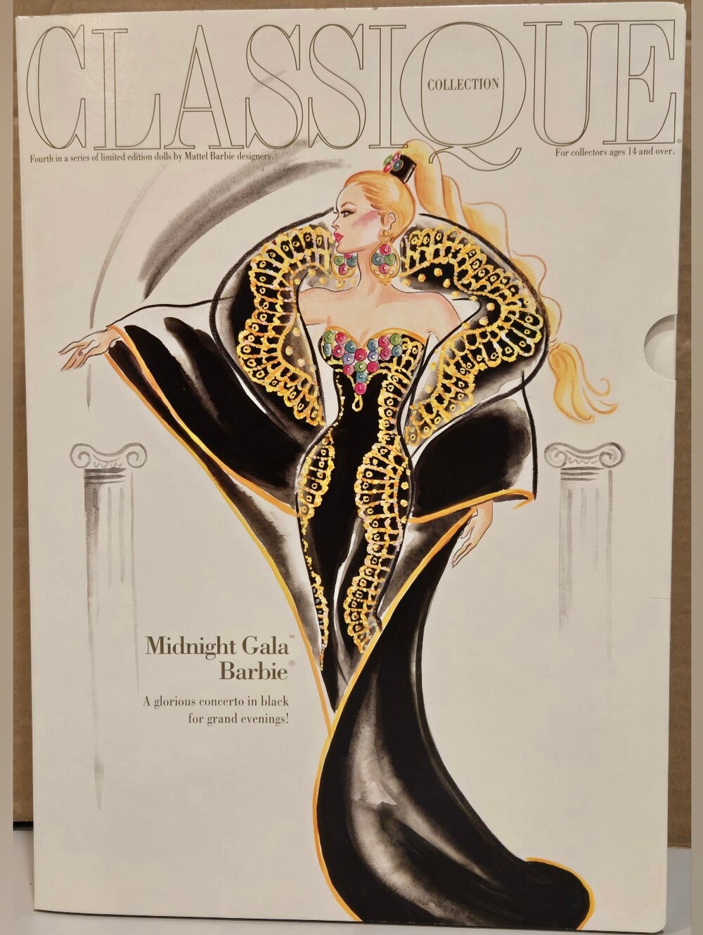 Vintage Classique Collection Midnight Gala Barbie Still In Original Box - Picture 2 of 5